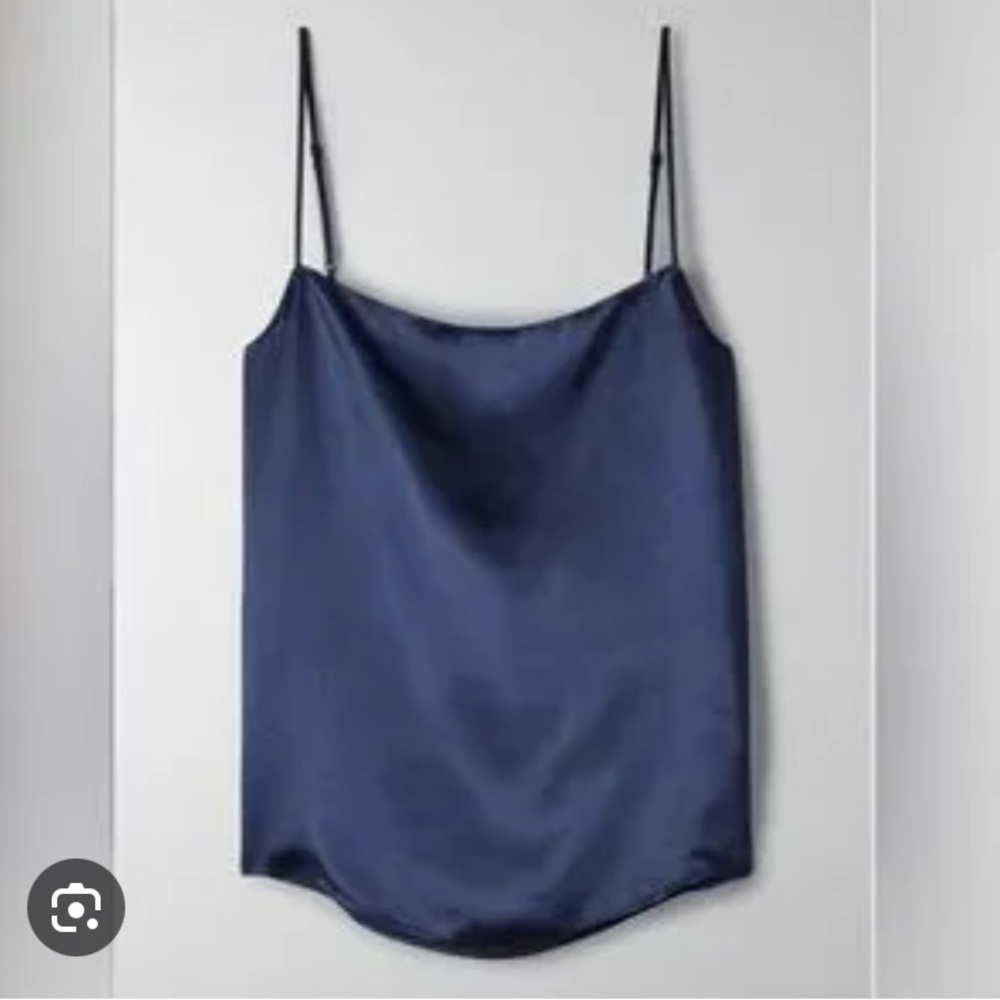 Aritzia Babaton Benji camisole starboard size XS navy blue - Picture 2 of 6
